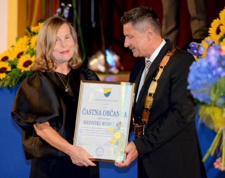 Častna občanka Hedvika Rosulnik (foto: T. Kosec)